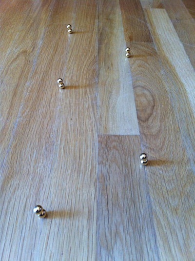 Hardwood clearance floor fasteners